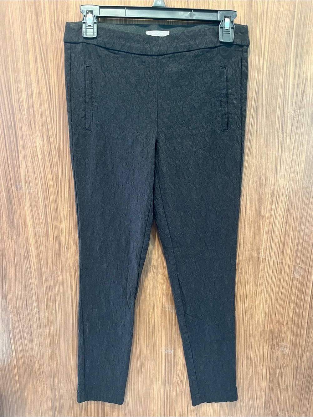 Maurices Black Print Leggeings